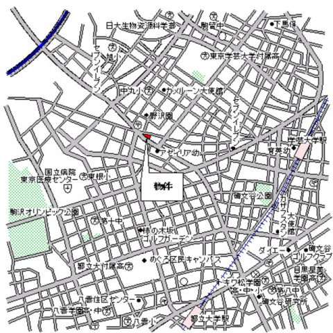 パークアクシス学芸大学の地図