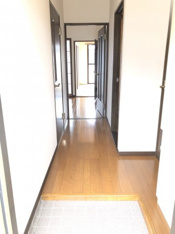落ち着いた玄関です