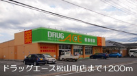 ドラッグエース松山町店まで1200m