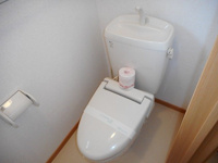 トイレもきれいです
