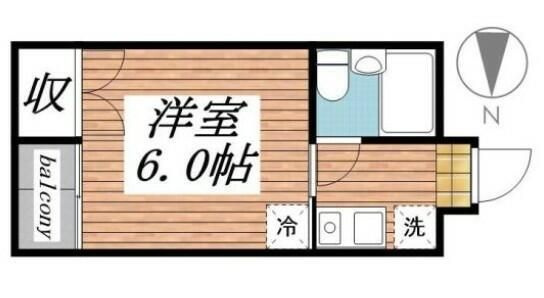 コーポサンフラワーの間取り