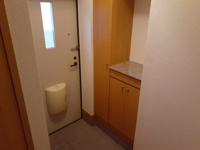 シンプルで使いやすい玄関です