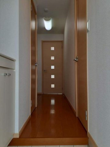 落ち着いた玄関です