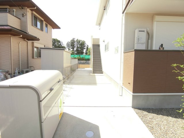 落ち着いたエントランスです
