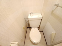 ゆったりとした空間のトイレです