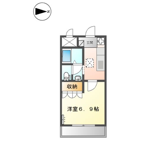 ヴィレッジ熊見の間取り