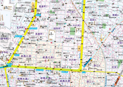【地図】 | プレサンス野江内代ペルティエ