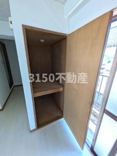 白山パレドールの収納