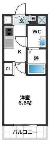 スカイコート本郷東大前第3の間取り