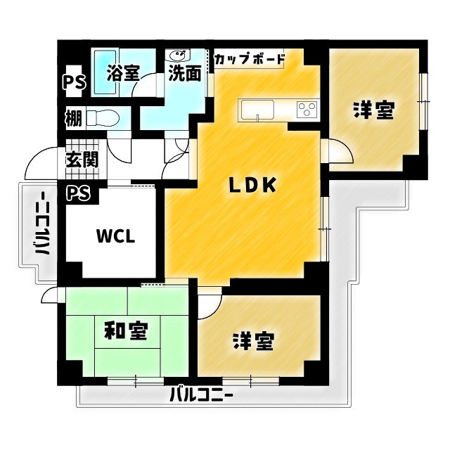 ロワイヤル室町の間取り