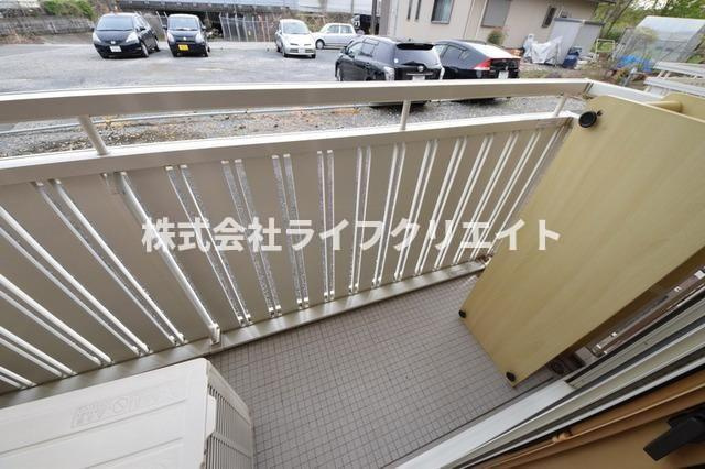 アムールヒルズのバルコニー