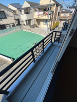 落ち着いた時間を過ごせるバルコニーです
