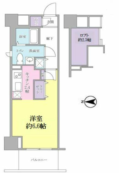 【間取り】 | Ｋｉｉｎｕ　Ｂｌａｎｃ　～キーヌ・ブラン～ | 間取図