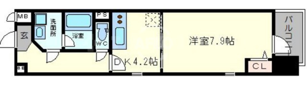 ラクラス長堀橋の間取り|ラクラス長堀橋　間取り