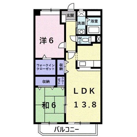 サンリバーの間取り