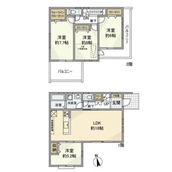 【間取り】 | 国分北戸建