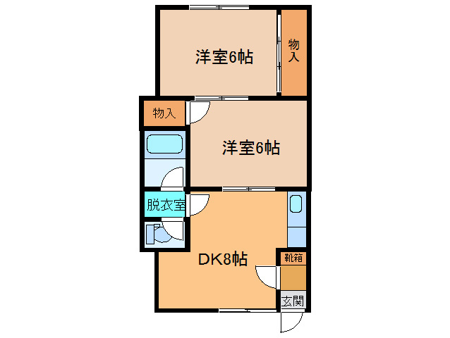 藤ハイツの間取り