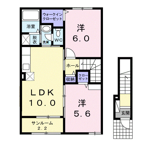 サニーガーデンⅠの間取り