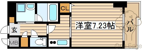 ビエラコート天神橋の間取り