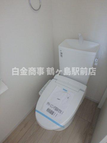 川越市広谷新町新築戸建　のトイレ
