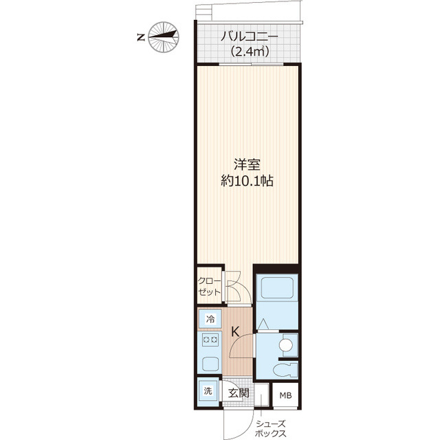 Ｂｅｖｅｒｌｙ　Ｈｏｍｅｓ　赤塚公園Ⅱの間取り