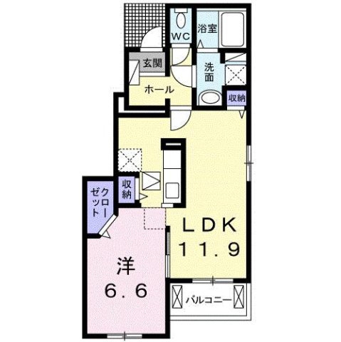 【間取り】 | ブリザ　Ⅱ