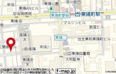 スカイコート東陽町EASTの地図