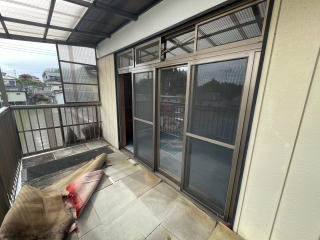 三春町上舞木　中古戸建のバルコニー