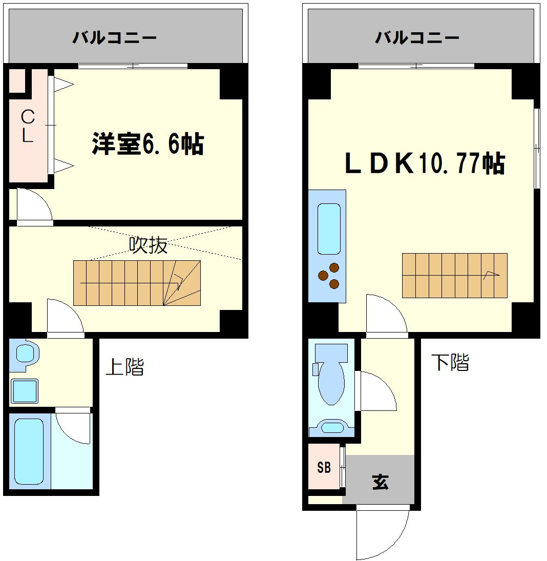 ZEUS難波SPACEの間取り