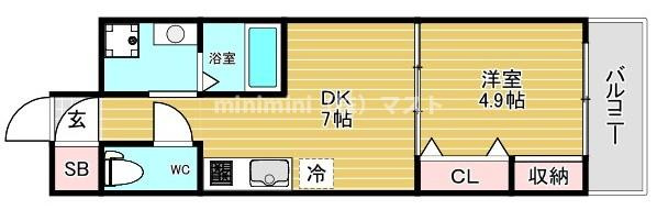 ベラジオ阿倍野の間取り