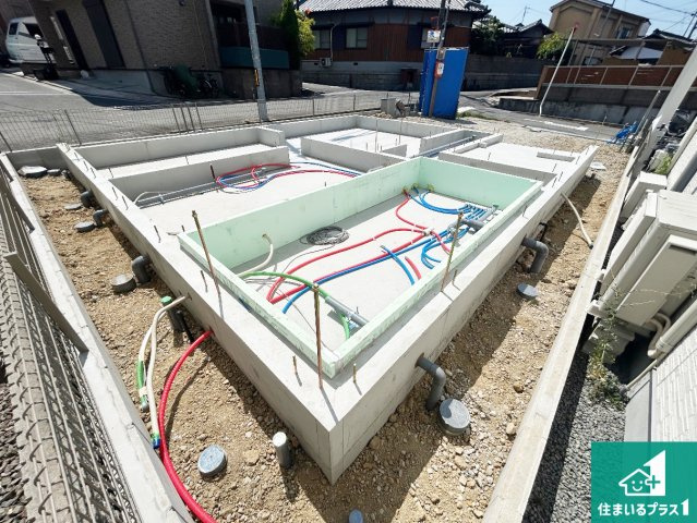 堺市中区深阪　第1期　新築一戸建ての外観|現在の進捗状況です！順調に作業進行中、完成が待ち遠しいです！詳細の間取り等、お気軽にお問い合わせください！