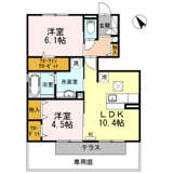 春日市平田台４丁目のアパートの画像