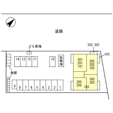 AR環水（アクアレイディアント）の区画図