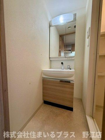 プレサンス水都OKAWAの独立洗面台