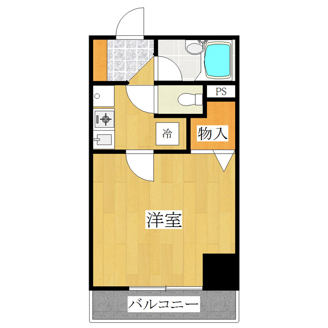 クレールアスカの間取り|間取図です