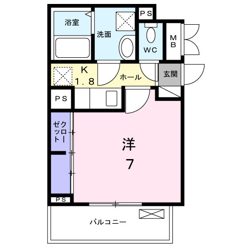 【間取り】 | メゾンルミネ　中町