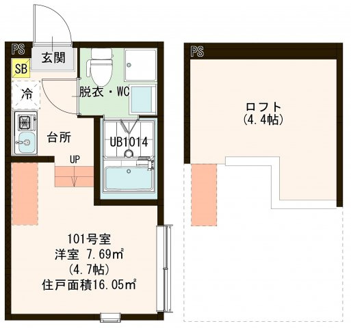 【間取り】 | ハーモニーテラス六町
