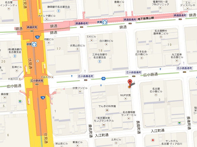 FUNFUN　TOWERの地図