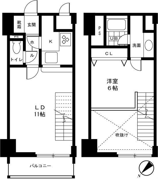 ベイサイドハウスの間取り