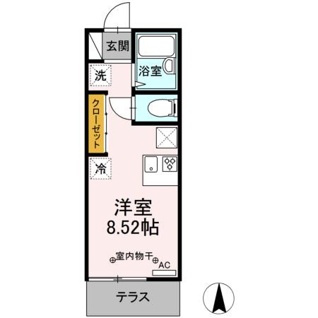 セジュール三鷹の間取り