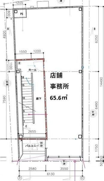 リード上前津ビルⅡの間取り