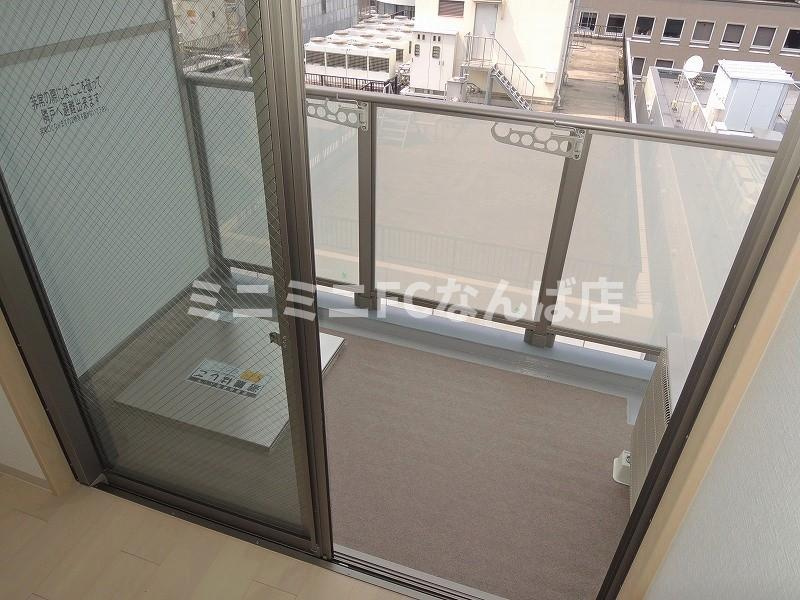 アーバンフラッツ心斎橋のバルコニー