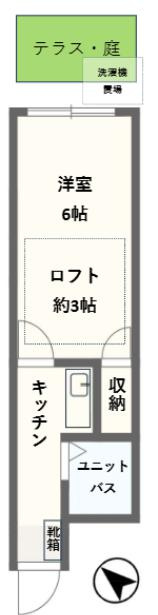 レジデンスKAISEIの間取り