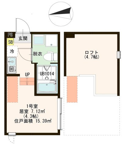 【間取り】 | ハーモニーテラス一ツ家Ⅷ