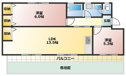 【間取り】 | ２ＬＤＫの間取りです！