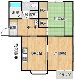 【間取り】 | グローブコートA
