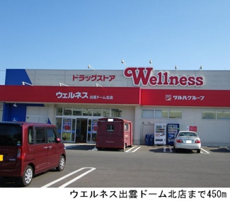 【周辺】 | トワイエ　ノールⅡ | ウエルネス出雲ドーム北店まで450m