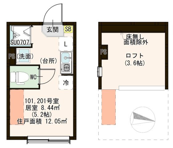 【間取り】 | アンノテラス綾瀬