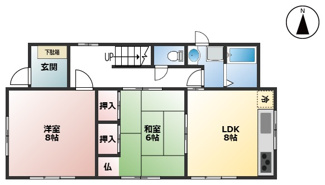 【間取り】 | 垂水区名谷町 | １階
