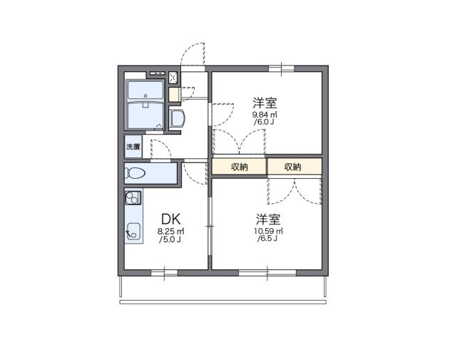【間取り】 | レオパレスＢｕｎｇａ　ｒａｙａ　Ｄｕａ